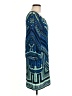 Hale Bob Print Blue Casual Dress Size M - photo 4