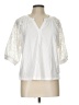 Dylan 100% Cotton White 3/4 Sleeve Blouse Size L - photo 1