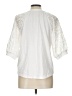 Dylan 100% Cotton White 3/4 Sleeve Blouse Size L - photo 2