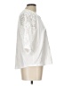 Dylan 100% Cotton White 3/4 Sleeve Blouse Size L - photo 4
