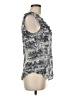 Calvin Klein 100% Cotton Gray Sleeveless Blouse Size M - photo 4
