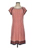 Max Studio Print Orange Casual Dress Size S - photo 1