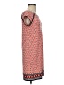 Max Studio Print Orange Casual Dress Size S - photo 4