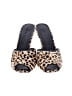Cynthia Rowley Animal Print Ivory Wedges Size 9 1/2 - photo 2