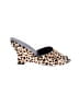 Cynthia Rowley Animal Print Ivory Wedges Size 9 1/2 - photo 1
