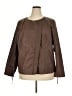 Eileen Fisher 100% Cotton Brown Jacket Size 2X - photo 1