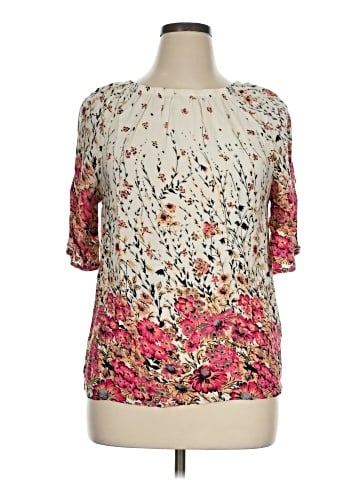 Profile 3/4 Sleeve Blouse (view 1)