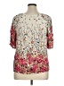 Profile Pink 3/4 Sleeve Blouse Size XL - photo 2