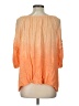 Cato Orange 3/4 Sleeve Blouse Size L - photo 2
