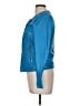 Rebecca Taylor 100% Leather Solid Blue Jacket Size 6 - photo 5