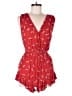 Billabong 100% Rayon Hearts Red Romper Size M - photo 1