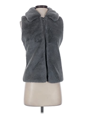 White House Black Market Faux Fur Vest (view 1)
