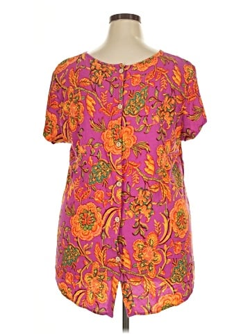 Jones & Co Short Sleeve Blouse (view 2)