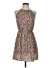 Speechless Print Tan Casual Dress Size S - photo 1