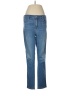 Ann Taylor Color Block Blue Jeans Size 8 - photo 1