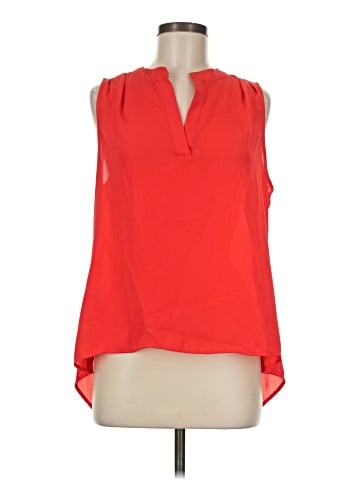 Rose + Olive Sleeveless Blouse (view 1)