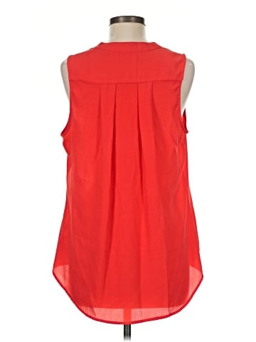 Rose + Olive Sleeveless Blouse (view 2)