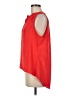 Rose + Olive 100% Polyester Red Sleeveless Blouse Size M - photo 5