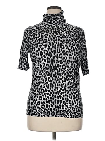 MICHAEL Michael Kors Short Sleeve Turtleneck (view 1)