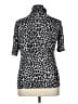 MICHAEL Michael Kors Animal Print Silver Short Sleeve Turtleneck Size XL - photo 2
