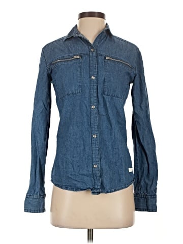 7 For All Mankind Long Sleeve Button-Down Shirt (view 1)