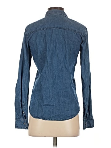 7 For All Mankind Long Sleeve Button-Down Shirt (view 2)