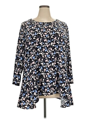 Anne Klein 3/4 Sleeve Blouse (view 1)