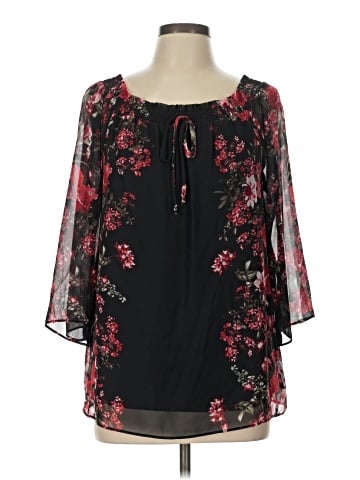 AGB 3/4 Sleeve Blouse (view 1)