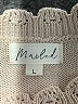 Marled Tan Sweater Vest Size L - photo 7