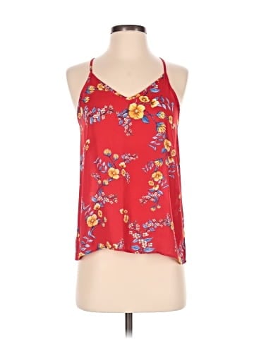 Pink Rose Sleeveless Blouse (view 1)