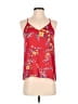 Pink Rose 100% Polyester Red Sleeveless Blouse Size S - photo 1