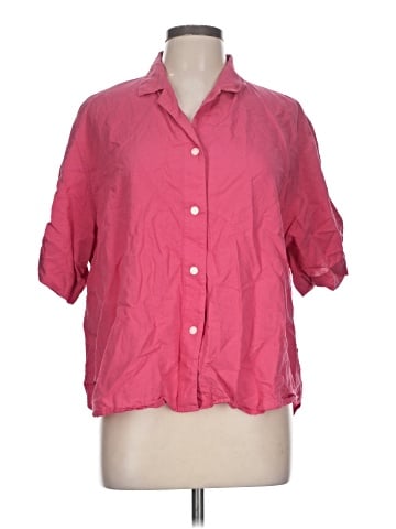 Uniqlo 3/4 Sleeve Button-Down Shirt (view 1)