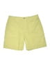 STUDIO BLUE Solid Yellow Khaki Shorts Size 32 waist - photo 1