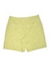 STUDIO BLUE Solid Yellow Khaki Shorts Size 32 waist - photo 2