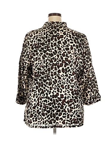 Marisa Christina 3/4 Sleeve Button-Down Shirt (view 2)