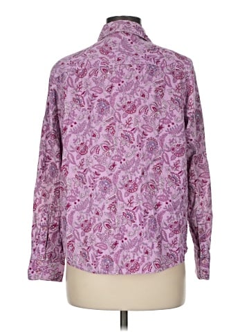 Basic Editions Long Sleeve Button-Down Shirt (view 2)