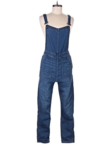 Madewell Skinny Overalls in Santiago Wash (view 1)