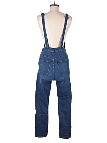 Madewell Skinny Overalls in Santiago Wash (view 2)