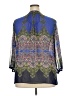 Rose + Olive 100% Polyester Blue 3/4 Sleeve Blouse Size 2X - photo 2