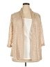 JM Collection 100% Polyester Tan Kimono Size 1X - photo 1