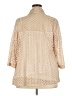 JM Collection 100% Polyester Tan Kimono Size 1X - photo 2