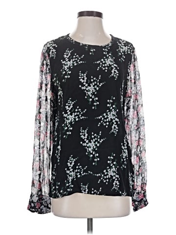 Equipment Long Sleeve Silk Top (view 1)