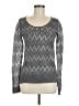 Theory Chevron-herringbone Gray Pullover Sweater Size M - photo 1