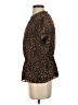 J.Crew 100% Polyester Animal Print Brown Short Sleeve Blouse Size S - photo 5