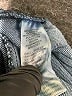 Democracy Chevron-herringbone Blue Jeans Size 10 - photo 5