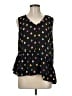 Halogen 100% Polyester Black Sleeveless Blouse Size M - photo 1