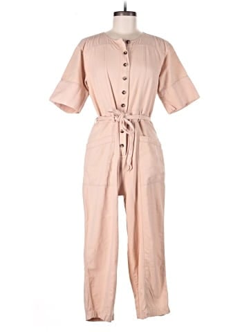 Madewell Top-Stitched Coverall Jumpsuit (view 1)