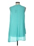 Worthington Teal Sleeveless Blouse Size L - photo 2