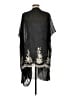Unbranded 100% Polyester Black Kimono One size - photo 2