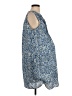 Gap - Maternity 100% Polyester Print Blue Casual Dress Size Sm Maternity - photo 4